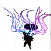 Solar Wholesale 2002 Wild Grass Solar Garden Lights. 3 Sprigs 1.2 Foot Tall Grass (Multi-Color LEDs) view 2