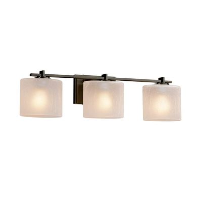 Justice Design Group Lighting FSN-8443-30-FRCR-DBRZ Era Bath Bar, Dark Bronze
