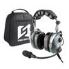 R SPIDER WIRELESS Aviation Pilot Headset, Comfortable Gel Ear Seals Headset, Passive Noise Cancelling, Aux Inputs, Dual Plug and Carrying Case(Grey) view 1