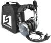 R SPIDER WIRELESS Aviation Pilot Headset, Comfortable Gel Ear Seals Headset, Passive Noise Cancelling, Aux Inputs, Dual Plug and Carrying Case(Grey) view 3