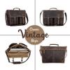 KomalC 16 Inch Leather briefcase Laptop Messenger Bags for Men and Women Best Office Satchel Bag view 4