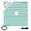 WarmlyYours Shower Floor Heating Mat 32 x 32 in, Center Drain, Radiant Heat view 1