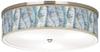 Siren Giclee Nickel 20 1/4" Wide Ceiling Light with Print Shade view 1