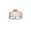 Birch Blonde Glow 14" Wide Semi-Flush Mount Ceiling Light Fixture view 1