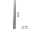 Moroccan Diamonds Giclee Brushed Nickel Table Lamp with Print Shade view 3