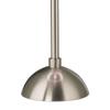 Moroccan Diamonds Giclee Brushed Nickel Table Lamp with Print Shade view 4