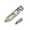 Titaner Titanium Multitool Pry Bar Bottle Opener Screwdriver Wrench Tool EDC Gear Keychain Tools (Grey) view 1
