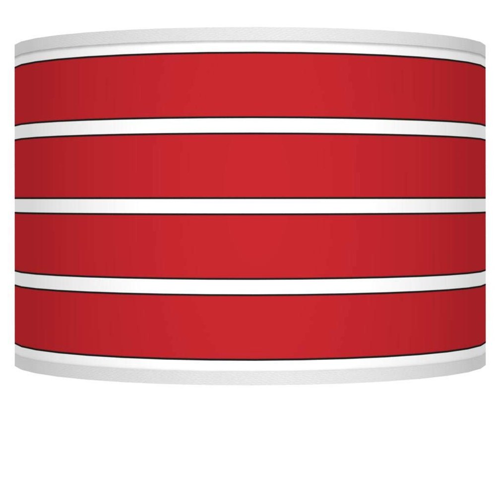 Pre-Assembled Bold Medium Red Stripe Shade 12x12x8.5 (Spider)