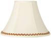 Pre-Assembled Creme Large Shade with Gold and Rust Trim 7x16x12 (Spider) view 1
