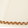 Pre-Assembled Creme Large Shade with Gold and Rust Trim 7x16x12 (Spider) view 2