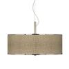 Giclee Glow Burlap Print 20" Wide Pendant Light with Print Shade view 1