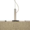 Giclee Glow Burlap Print 20" Wide Pendant Light with Print Shade view 2