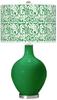 Color + Plus OVO 28 1/2" High Gardenia Shade Envy Green Table Lamp view 1