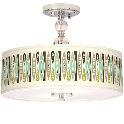 Ragnar Vernaculis II 16" Wide Semi-Flush Mount Ceiling Light Fixture