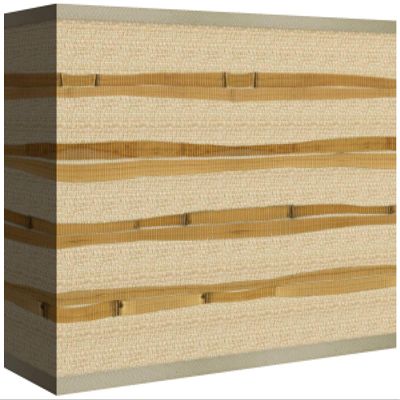 Pre-Assembled Large Bamboo Wrap Shade 8/17x8/17x10 (Spider)
