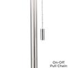 Giclee Glow 28" High Modern Ultrablue Print Shade Brushed Nickel Table Lamp view 3