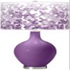 Color + Plus OVO 28 1/2" Mosaic Shade Passionate Purple Table Lamp view 1