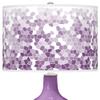 Color + Plus OVO 28 1/2" Mosaic Shade Passionate Purple Table Lamp view 2