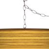 Giclee Glow Tawny Zebrawood Plug-in Swag Pendant with Print Shade view 2