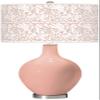 Color + Plus OVO 28 1/2" Gardenia Shade Mellow Coral Pink Table Lamp view 1