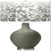 Color + Plus OVO 28 1/2" Mosaic Shade Deep Lichen Green Table Lamp view 1