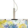 Giclee Glow Starry Dawn 20" Wide Pendant Light with Print Shade view 2