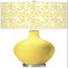 Color + Plus OVO 28 1/2" Gardenia Shade Lemon Twist Yellow Table Lamp view 1