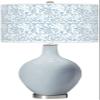 Color + Plus OVO 28 1/2" High Gardenia Shade Take Five Blue Table Lamp view 1