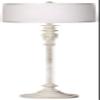 360 Lighting Vintage Chic 60" Tall White Drum and Antique White Floor Lamp view 2