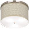 Giclee Gallery 20 1/4" Moroccan Diamonds Print Shade Ceiling Light view 1