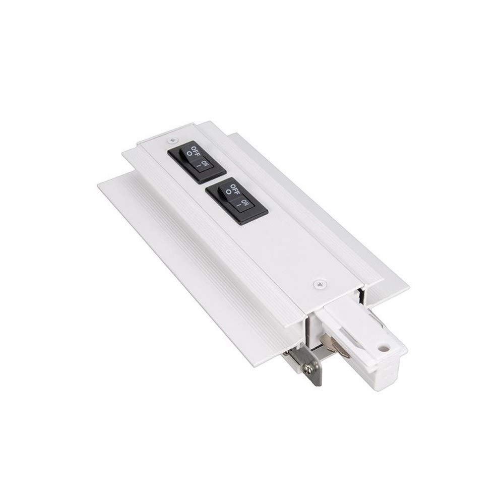 WAC Lighting WEDR-RTL-1A-BK W Recessed Track Flangeless Live End Right Current Limiter