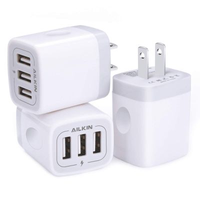 Wall Charger USB Charger Adapter 3.1A/3Pack Muti Port Fast Charging Station