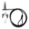 TZ06T Noble Wedge 4 Digit Combination & Barrel Key Lock view 1