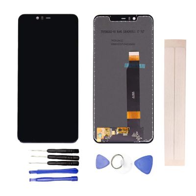 JayTong LCD Display & Replacement Touch Screen Digitizer Assembly with Free Tools for Nokia 5.1 Plus/Nokia X5 Black