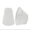Aspen Creative 32066-2, Hardback Empire Clip-On Chandelier Lamp Shade, White, 3" Top x 5" Bottom x 4" Slant Height, Set of 2 view 1