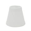 Aspen Creative 32066-2, Hardback Empire Clip-On Chandelier Lamp Shade, White, 3" Top x 5" Bottom x 4" Slant Height, Set of 2 view 3