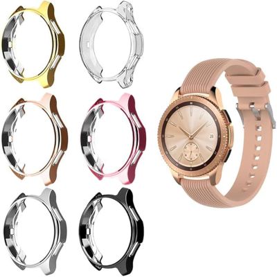 for Samsung Galaxy Watch 42mm Case Cover, Scratch-Resistant Soft Flexible TPU Plated Protective Case Protector Shell for Samsung Galaxy Watch (42mm) SM-R810/SM-R815 (5-Pack)