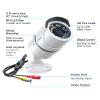 ZOSI 1080p CCTV Security Camera, 4-in-1 TVI/CVI/AHD/CVBS Bullet Cameras, IP66 Weatherproof, 36PCS IR LEDs, 120ft Night Vision, Aluminum Metal Housing, Work for 1080P Home Surveillance Analog DVR view 3