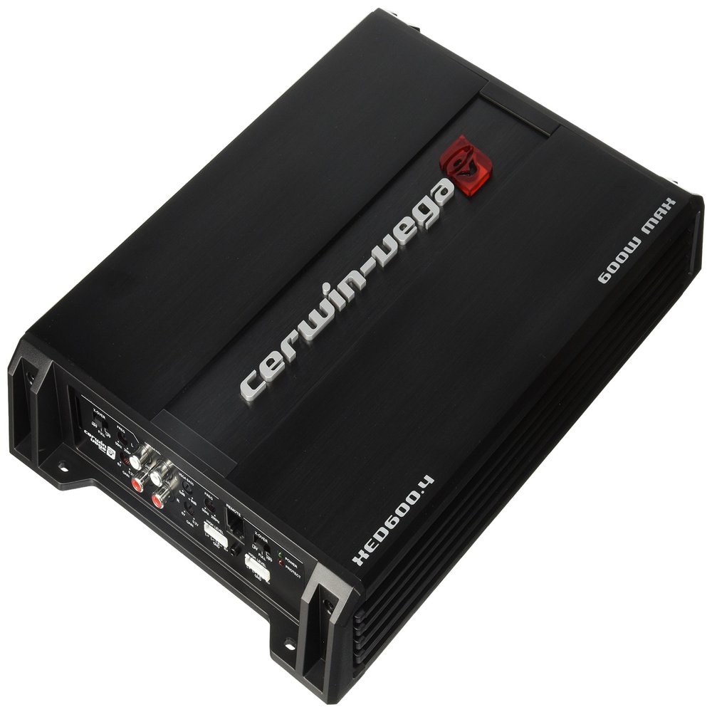 CERWIN VEGA XED600.4 600-Watt Class AB Amplifier, 4 Channels, 600W Max
