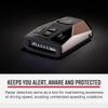Cobra RAD 450 Laser Radar Detector: Long Range, False Alert Filter, Voice Alert & OLED Display, Black, RAD450 view 2
