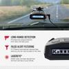 Cobra RAD 450 Laser Radar Detector: Long Range, False Alert Filter, Voice Alert & OLED Display, Black, RAD450 view 3