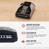 Cobra RAD 450 Laser Radar Detector: Long Range, False Alert Filter, Voice Alert & OLED Display, Black, RAD450 view 4