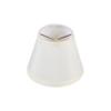 Aspen Creative 32065-5, Hardback Empire Clip-On Chandelier Lamp Shade, Off-White, 3" Top x 5" Bottom x 4" Slant Height, Set of 5 view 3