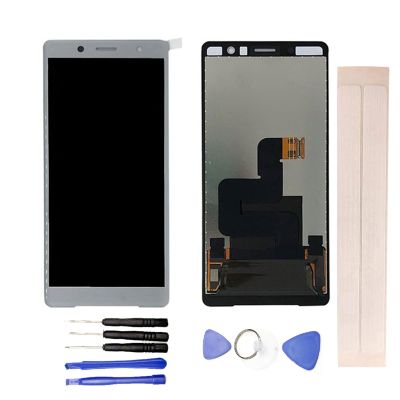 JayTong LCD Display & Replacement Touch Screen Digitizer Assembly with Free Tools for Xpe-ria XZ2 Compact H8314 Silver