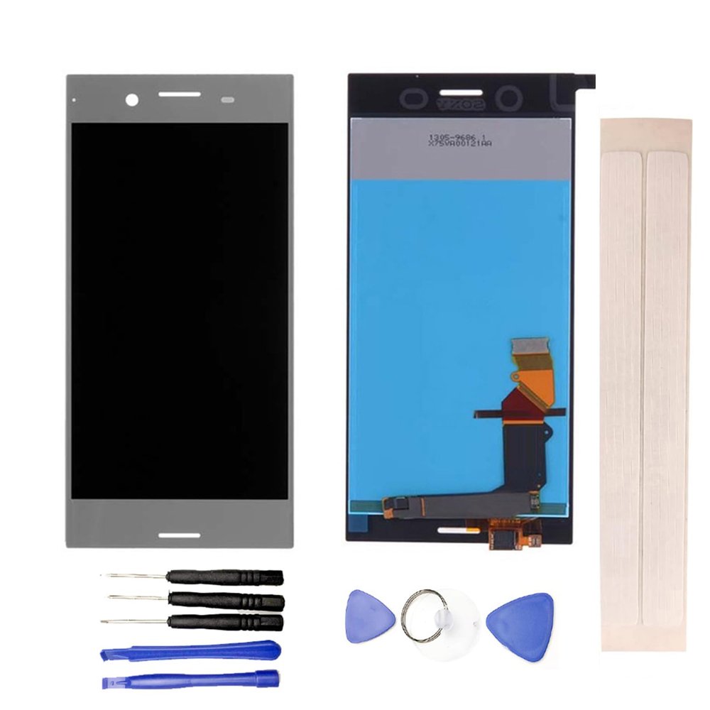 JayTong LCD Display & Replacement Touch Screen Digitizer Assembly with Free Tools for Xpe-ria XZP XZ Premium G8141 G8142 Silver