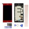 JayTong LCD Display & Replacement Touch Screen Digitizer Assembly with Free Tools for Xpe-ria XZP XZ Premium G8141 G8142 Red with Frame view 1