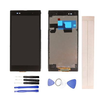 JayTong LCD Display & Replacement Touch Screen Digitizer Assembly with Free Tools for Xpe-ria Z Ultra XL39h XL39 C6802 C6806 with Black Frame