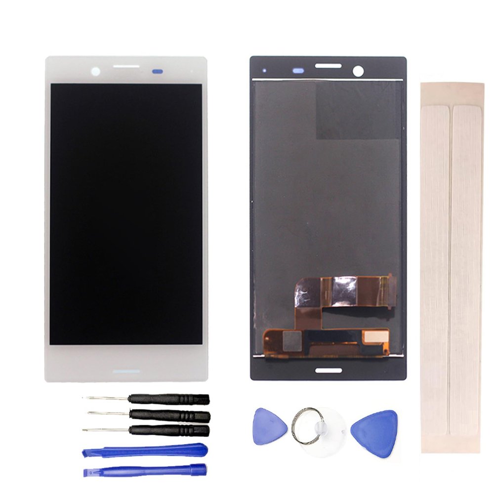 JayTong LCD Display & Replacement Touch Screen Digitizer Assembly with Free Tools for Xpe-ria X Compact F5321 / X Mini White