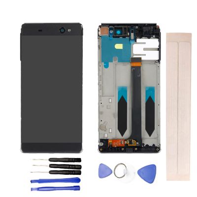 JayTong LCD Display & Replacement Touch Screen Digitizer Assembly with Free Tools for Xpe-ria C6 / XA Ultra F3215 F3213 F3211 F3213 F3212 F3216 Black with Frame