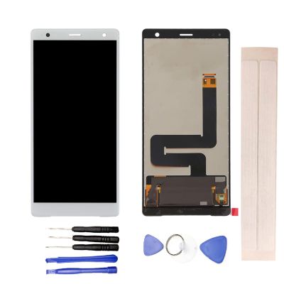JayTong LCD Display & Replacement Touch Screen Digitizer Assembly with Free Tools for Xpe-ria XZ2 H8296 H8216 H8266 White